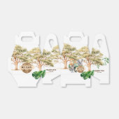Safari Wild One Birthday Bedankdoosjes (Uitgevouwen)