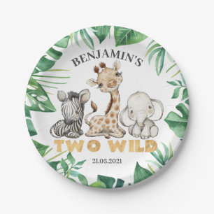 Safari Wild One Birthday Party Paper Bord