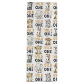 Safari Wild One Birthday Party Wijn Cadeautas (Voorkant)