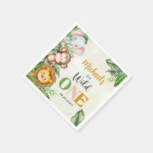 Safari Wild One Birthday Servet (Hoek)