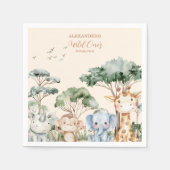 Safari Wild One Birthday Servet (Voorkant)