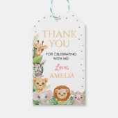 Safari Wild One Favor Tag Cadeaulabel (Voorkant)