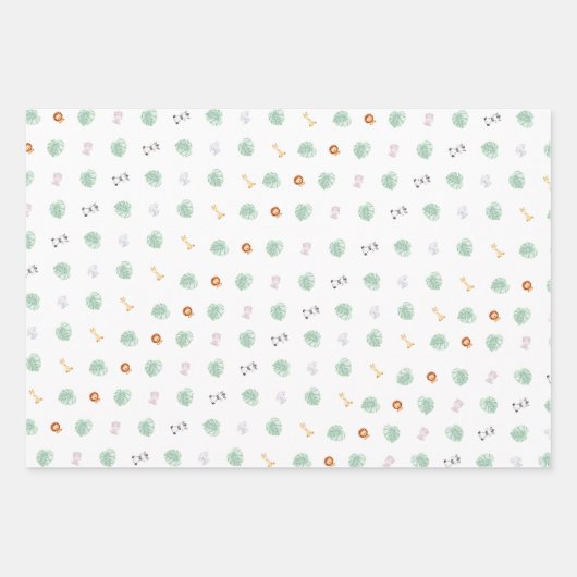 Safari Wild One Inpakpapier Vel (Voorkant)