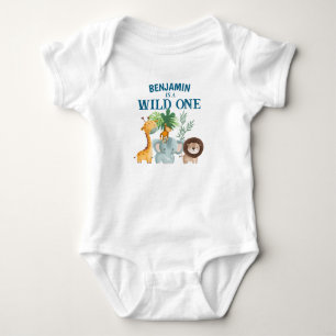 Safari Wild One Romper