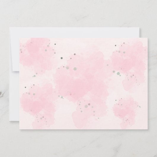 Safari Wild ONE Roze Bloemen Voor Meisje Verjaarda Kaart (Achterkant)