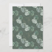 Safari "Wild One" Theme Baby shower Uitnodiging (Achterkant)