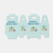 Safari Wild One Verjaardag Bedankdoosjes (Uitgevouwen)
