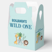 Safari Wild One Verjaardag Bedankdoosjes (Geopend)