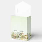 Safari Wild One Waterverf Verjaardag Bedankdoosjes (Geopend)