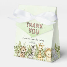 Safari Wild One Waterverf Verjaardag