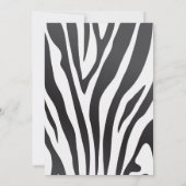 Safari Wild Party Dieren Verjaardag Kaart (Achterkant)