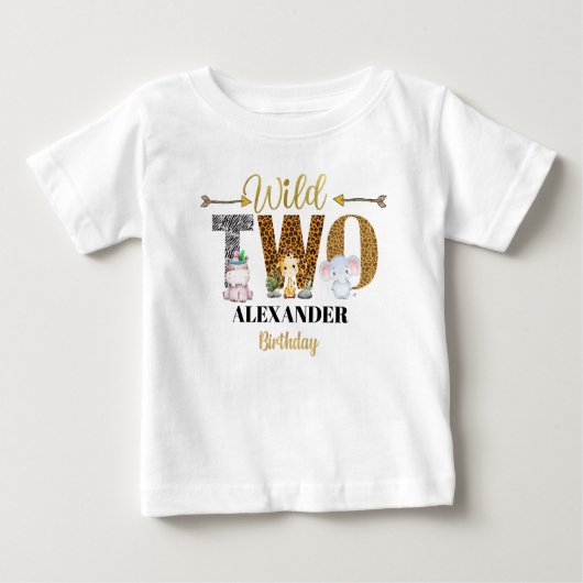 Safari Wild Twee Kinder T-shirt (Voorkant)