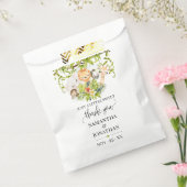 Safari Wild Zoo Baby Animals Baby shower Bedankzakje (Gezegeld)