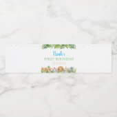 Safari Wilde Etiket op één dag waterflesje (Enkel label)