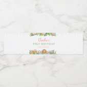 Safari Wilde Etiket op één dag waterflesje (Enkel label)