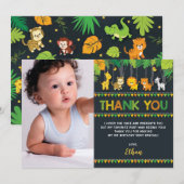 Safari Wilde Oerwouden op één dag Foto Bedankkaart (Voorkant / Achterkant)