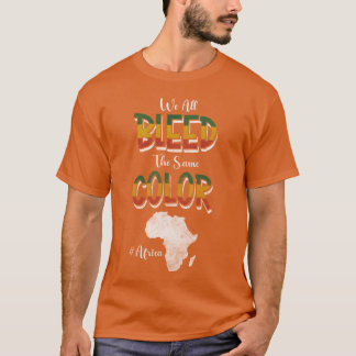 Safari Wilderness Dierenbescherming Afrikaanse vri T-shirt