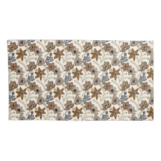 Safari Wildflowers - Moderne dierenprint Kussensloop