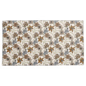 Safari Wildflowers - Moderne dierenprint Kussensloop (Voorkant-Rechts)