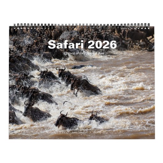 Safari Wildlife 2026 Muurkalender (Big Five & Bey) Kalender (Hoes)