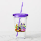 Safari Wildlife Acryl Drinkbeker (Achterkant)