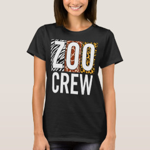 Safari Wildlife Animal Park Zoo Crew Zookeeper Cos T-shirt