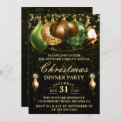 Safari Wildlife Baubles kerstfeest Kaart (Voorkant / Achterkant)