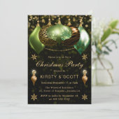 Safari Wildlife Baubles Kerstfeest Kaart (Staand voorkant)