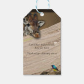 Safari Wildlife Gift Label Cadeaulabel (Voorkant)