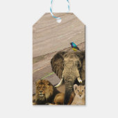 Safari Wildlife Gift Label Cadeaulabel (Achterkant)