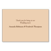 Safari Wildlife Outdoor Bruiloft Tafelkaarten Kaart (Achterkant)