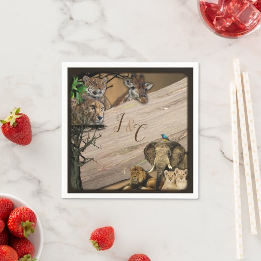 Safari Wildlife Party servetten (Insitu)