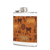 Safari Wildlife Vinyl Wrapped Kolf Heupfles (Links)