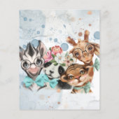 Safari wildone baby shower (Achterkant)