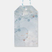 Safari wildone baby shower nodigBlue Cadeaulabel (Achterkant)