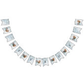 Safari wildone baby shower nodigBlue Vlaggetjes (Alle)