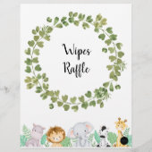 Safari Wipes Raffle Poster (Achterkant)