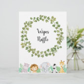 Safari Wipes Raffle Poster (Staand voorkant)