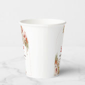 Safari woestijn Boho bloemen bruiloft uitnodiging Papieren Bekers (Rechts)