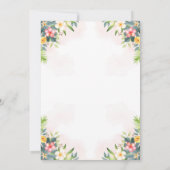 Safari Young Wild and Three Birthday Invitation Kaart (Achterkant)