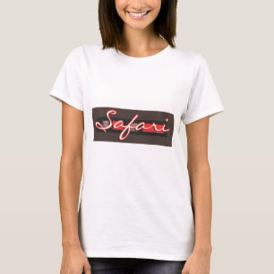 Safari zebra design t-shirts voor mannen, vrouwen
