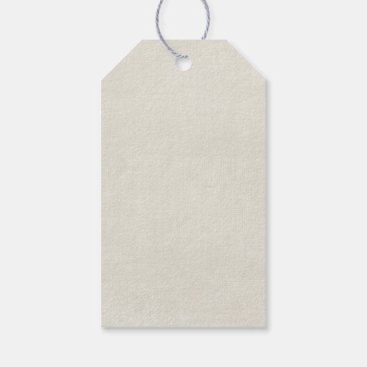 Safari Zebra Wild Exotisch Dier Dank u Cadeaulabel (Achterkant)