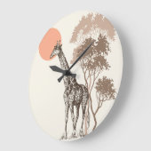 Safari Zonsondergang Giraffe Natuur landschap Grote Klok (Hoek)