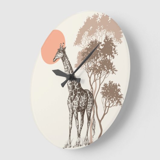 Safari Zonsondergang Giraffe Natuur landschap Grote Klok (Hoek)