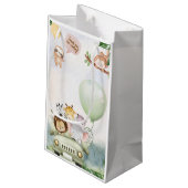 Safari Zoo Birthday Klein Cadeauzakje (Achterkant Gekanteld)