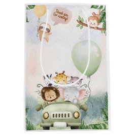 Safari Zoo Birthday Medium Gift Bag Cadeauzakje