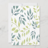 Safari Zoo Jungle Dierenthema Baby Shower Kaart (Achterkant)