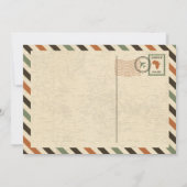 Safari Zoo verjaardagsfeestje uitnodiging (Achterkant)