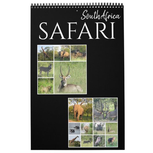 safari Zuid-Afrika 2026 Kalender (Hoes)