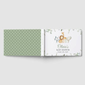 Safaridieren, Oerwoud, wilde dieren, Baby shower Gastenboek (Volledig)